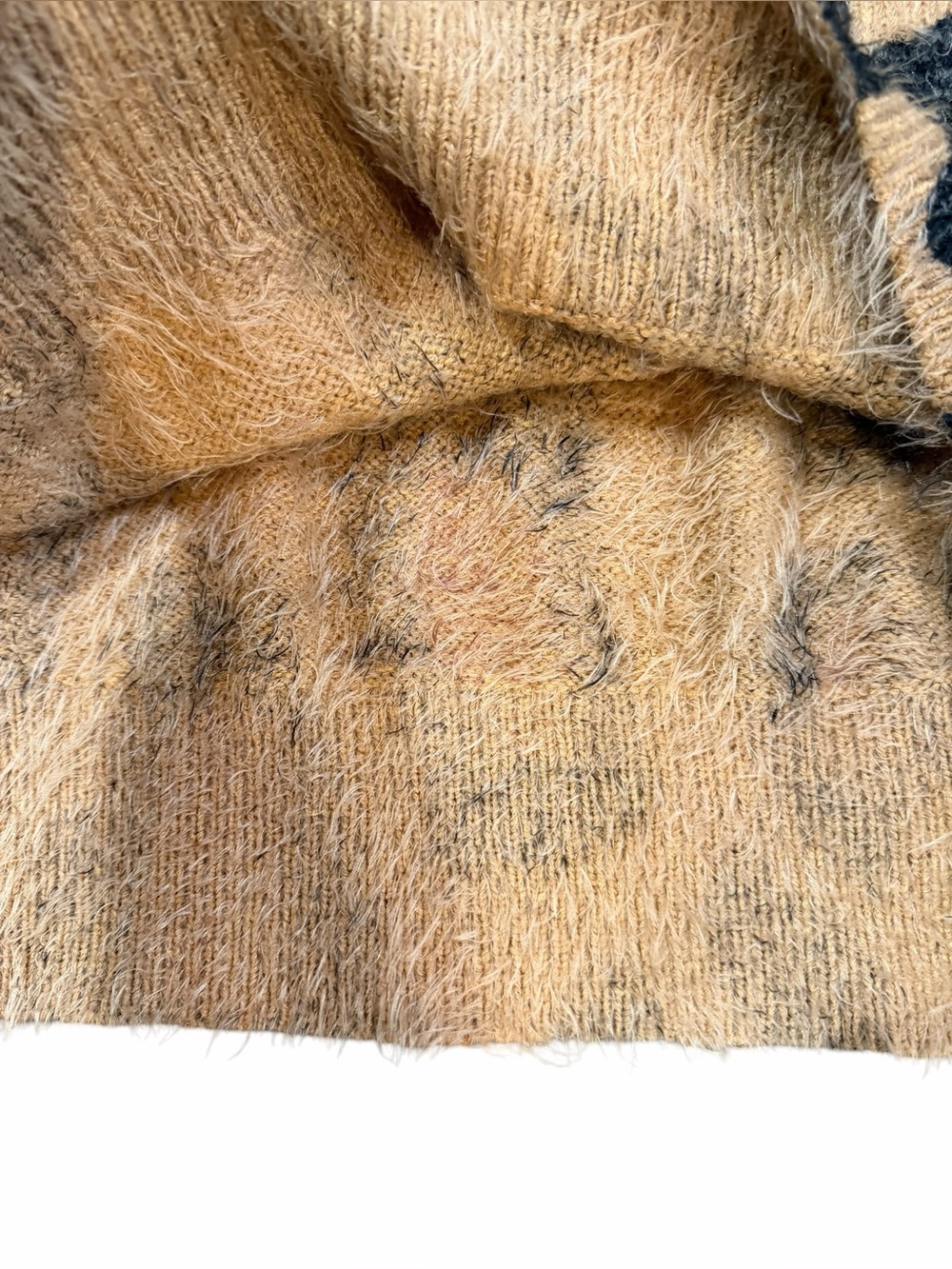 Show Me Your Mumu Cheetah Fever Knit Leopard Print Fuzzy Turtleneck Sweater XS/S - Picture 6 of 11